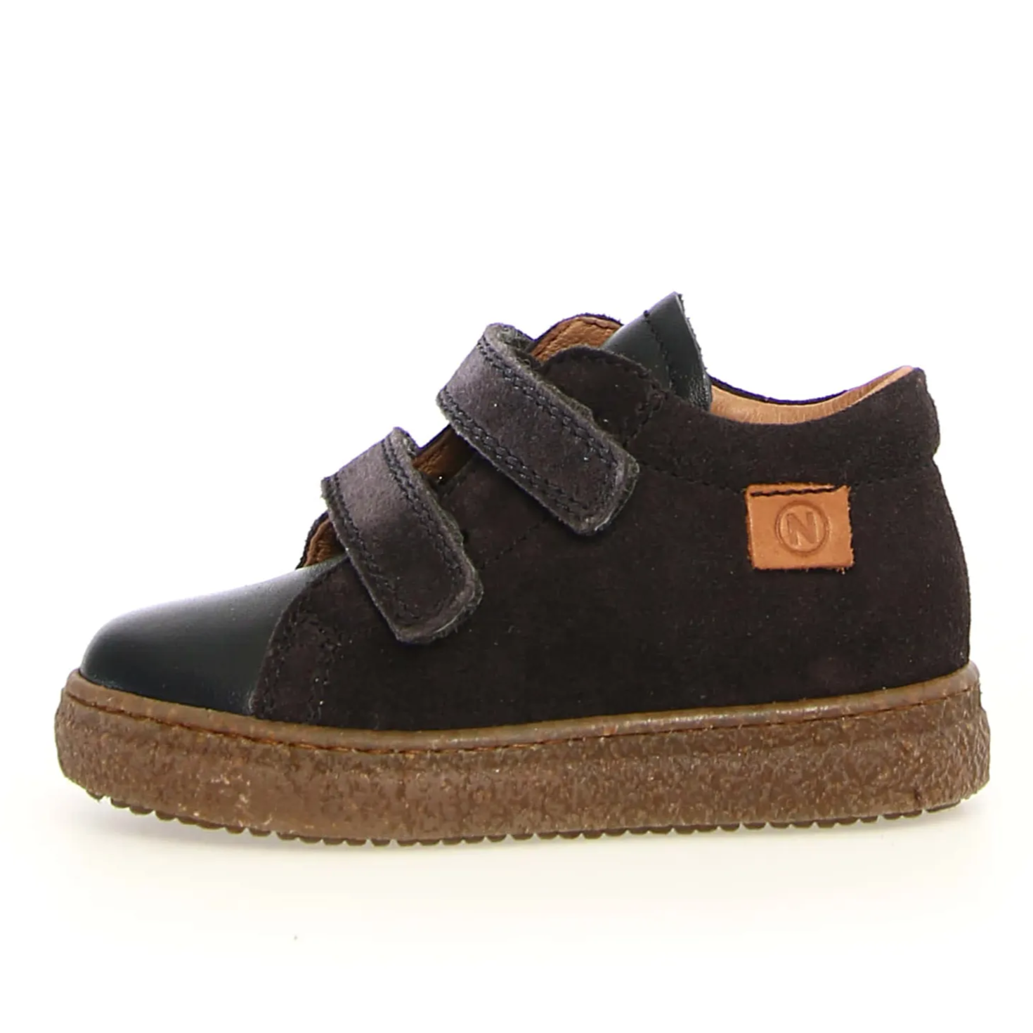 Naturino Albus VL Casual Shoes for Boys and Girls - Carbon Color | Comfortable & Stylish Kids Footwear for School, Play & Everyday Wear
