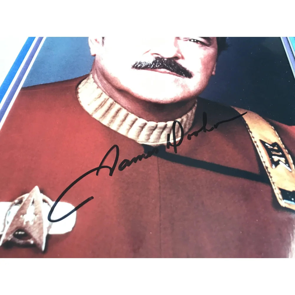James Doohan Signed 8x10 Photo Collage with JSA COA - Authentic Star Trek Autograph Collectible for Fans & Memorabilia Displays