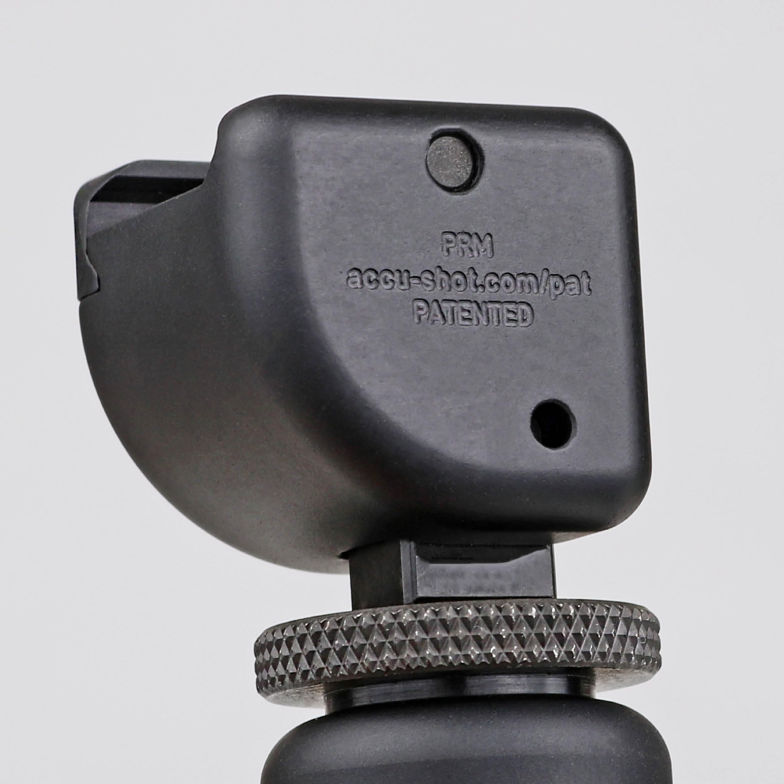 Accu-Shot Precision Rail Monopod - PRM Mid-Range with Quick Knob Adjustable 4.75-5.65 Inch | Black BT13-QK | Shooting Support for Hunting, Long-Range Precision & Tactical Applications