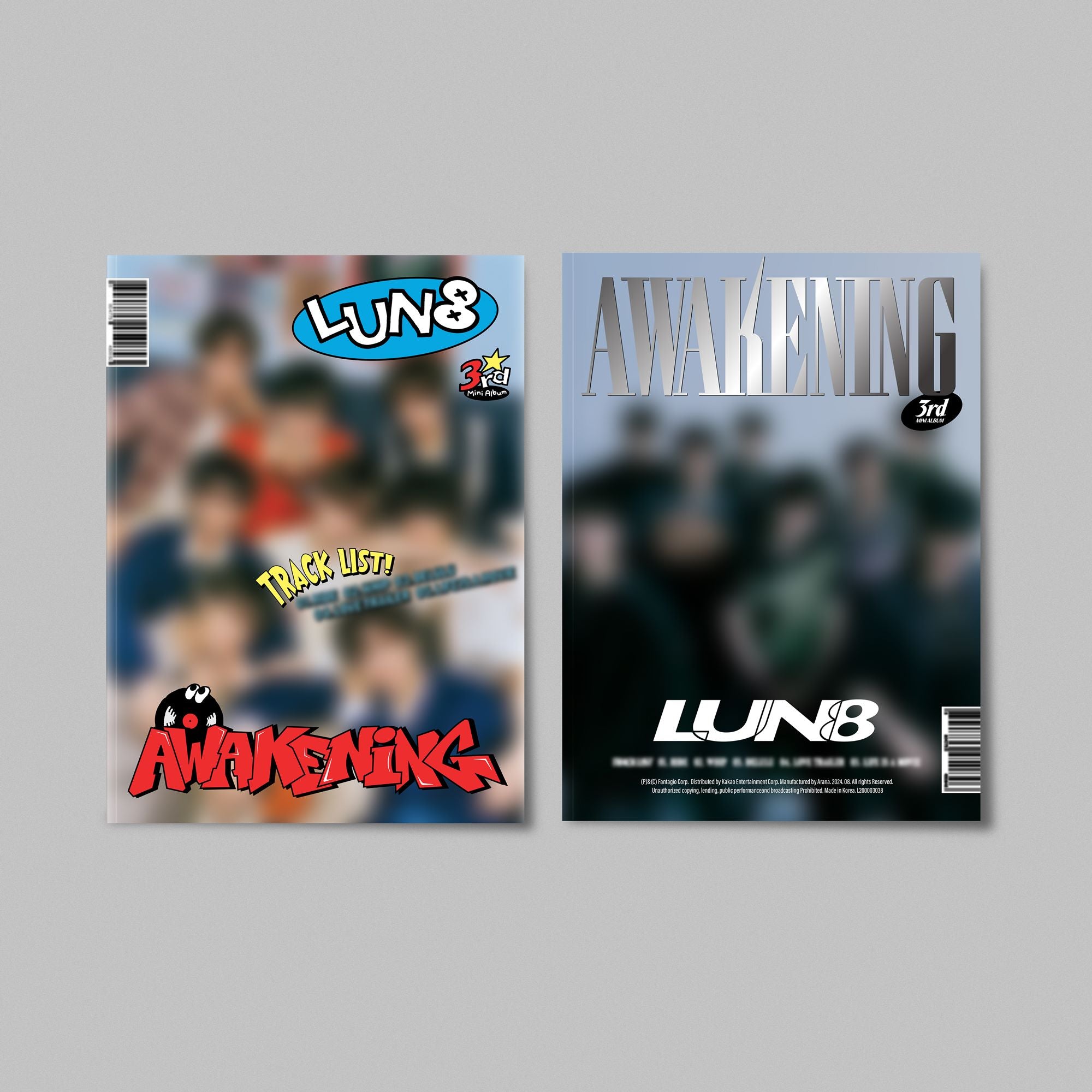 LUN8 3RD MINI ALBUM 'AWAKENING' - Kpop Album, Exclusive Photocards & Posters | Perfect for Kpop Collectors & Music Lovers