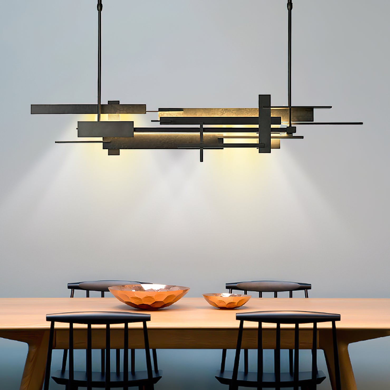 Eithne Modern Planar Pendant Light - Sleek Minimalist Ceiling Lighting Fixture for Dining Room, Kitchen Island & Bedroom Decor