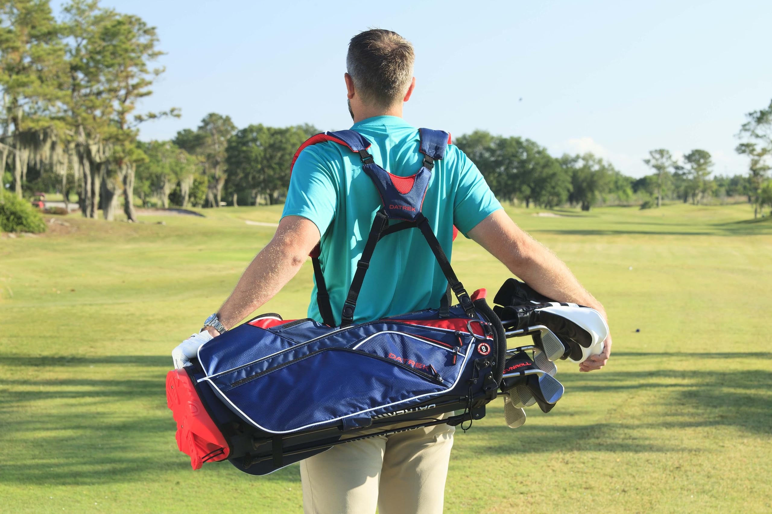 Datrek Go Lite Hybrid Golf Stand Bag - Lightweight & Durable Golf Bag for Men & Women - Perfect for Walking the Course & Range Practice