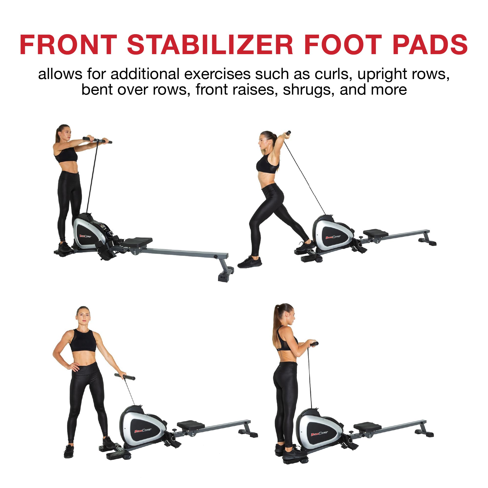 Fitness Reality Magnetic Rowing Machine with Bluetooth Connectivity - Smart Workout Tracking, Full Body Exercise, App Compatible & Tablet Holder - Perfect for Home Gym & Cardio Training | Ideal for Small Spaces, Apartment Workouts & Indoor Fitness