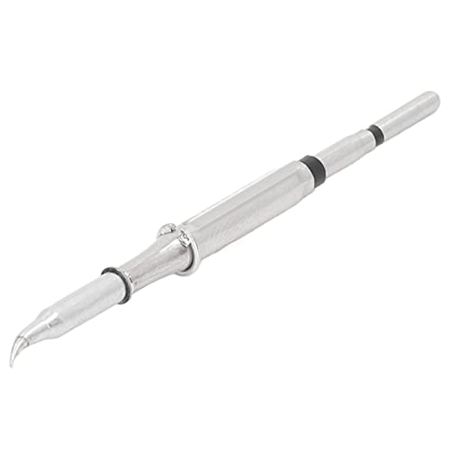 High Efficiency 2-Channel Soldering Iron Tip with Storage Box - C115 Elbow Pointed Tip for SMD Component Welding & Computer Maintenance | Perfect for Electronics Repair, PCB Work & DIY Projects