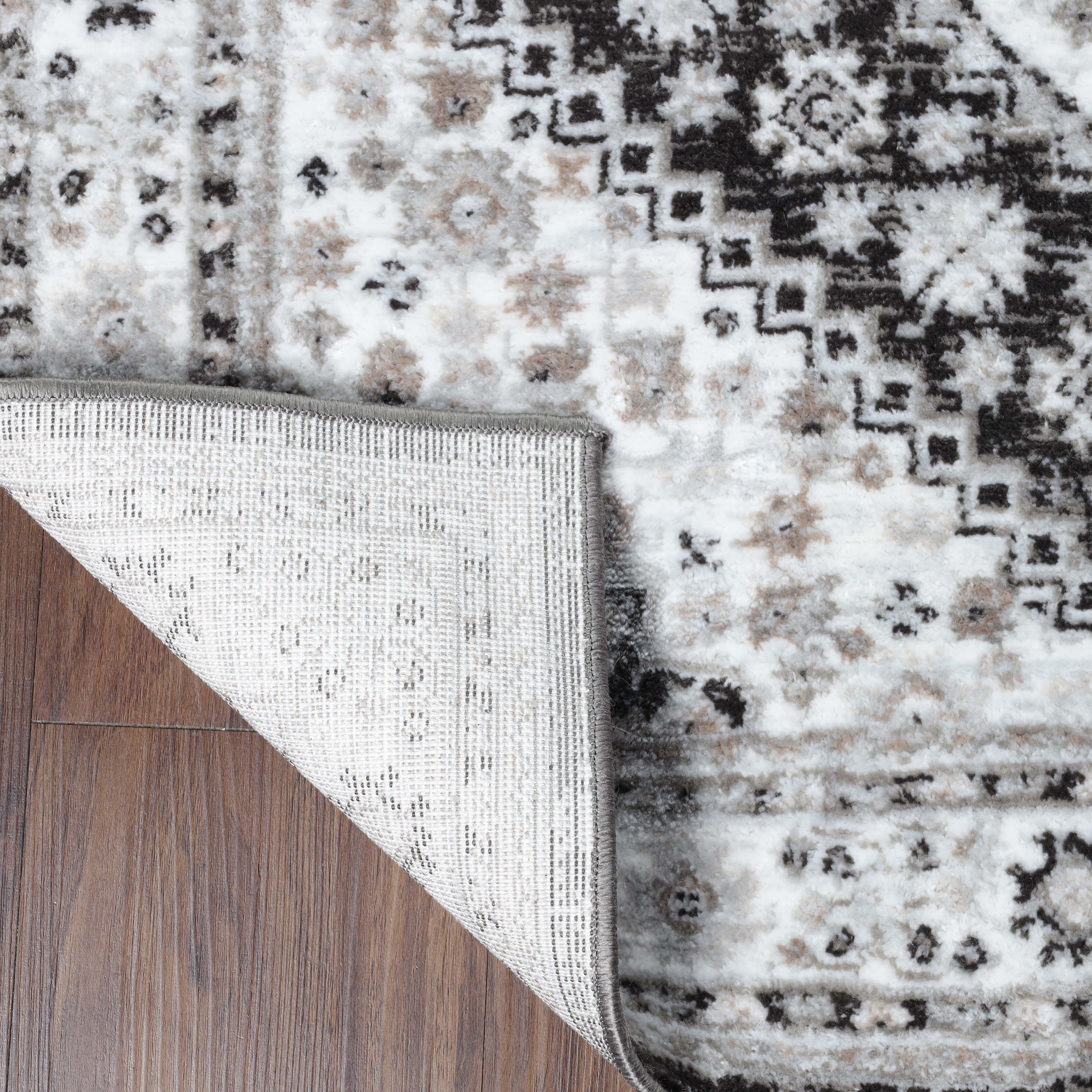 Layland Classic Medallion Traditional Indoor Area Rug or Runner - Non-Slip Living Room Carpet for Bedroom, Dining Room & Hallway Decor