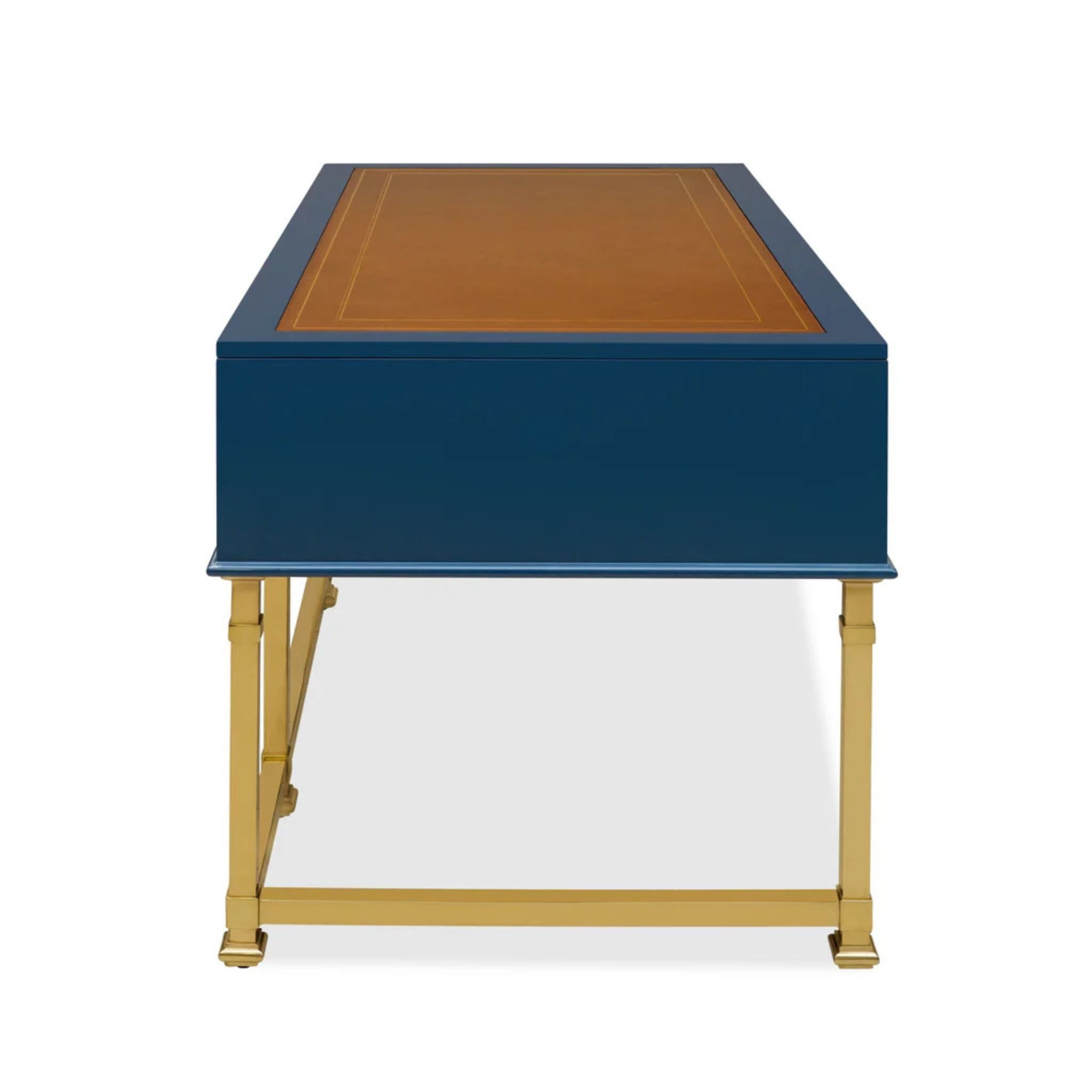 Alix Desk - Modern Minimalist Writing Desk for Home Office, Study & Workspace | Ergonomic Design with Storage Shelf | Perfect for Small Spaces & Apartments