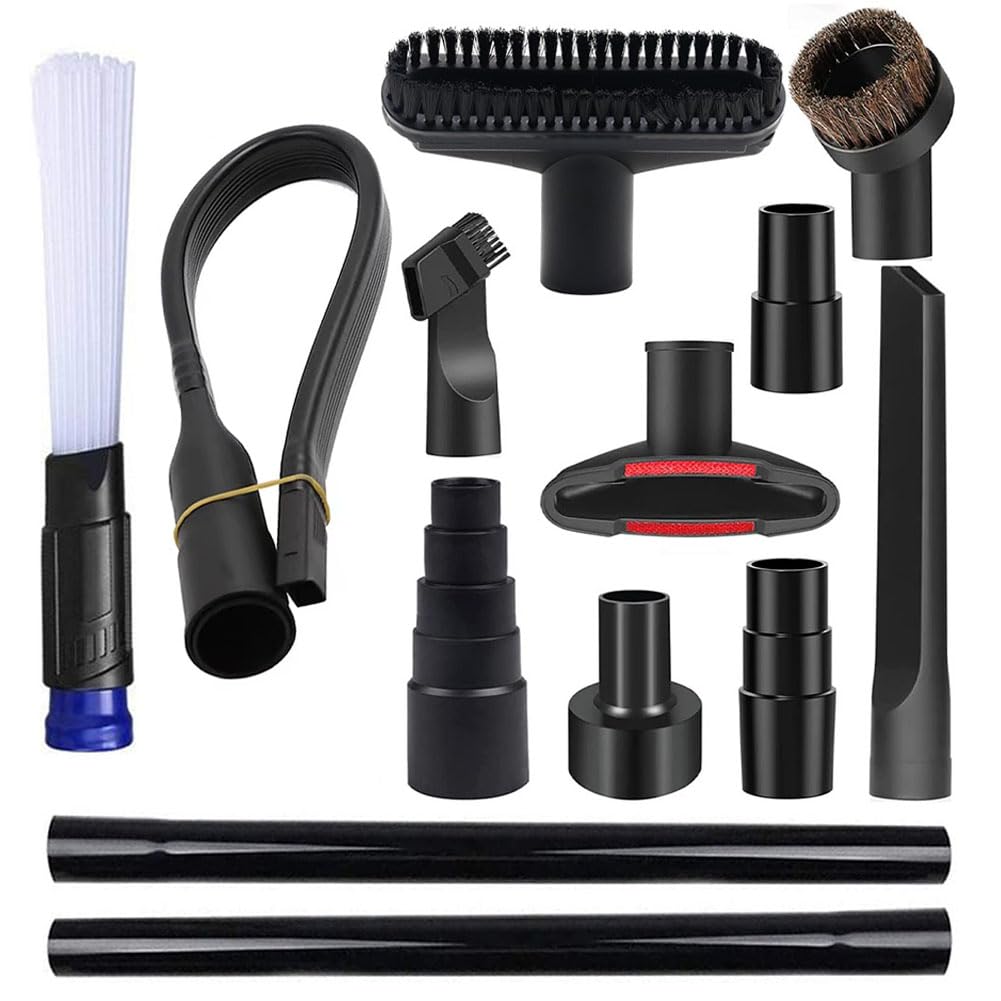 13-Piece Universal Vacuum Attachment Kit for Shop Vacs - Includes 2.5