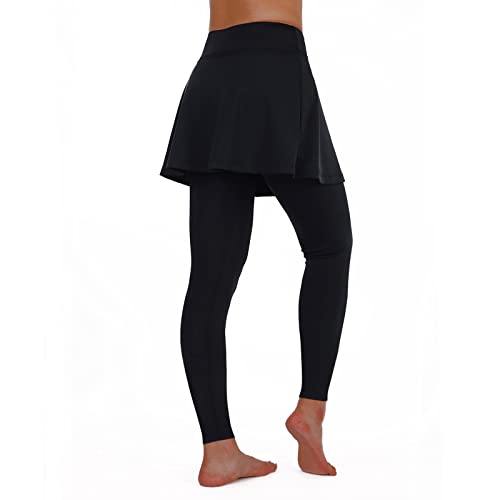 Black-skirted Full Legging