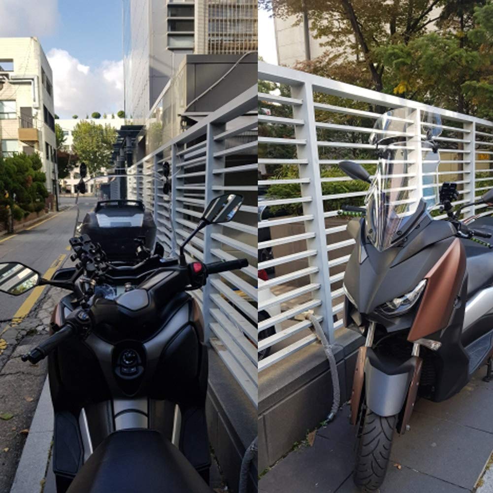 Universal Motorcycle Windshield - Adjustable Transparent Spoiler for Riding Comfort