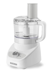 Black and Decker FP1337 8-Cup Food Processor 110V - Powerful Electric Chopper for Slicing, Dicing & Pureeing - Perfect for Meal Prep, Smoothies & Baking