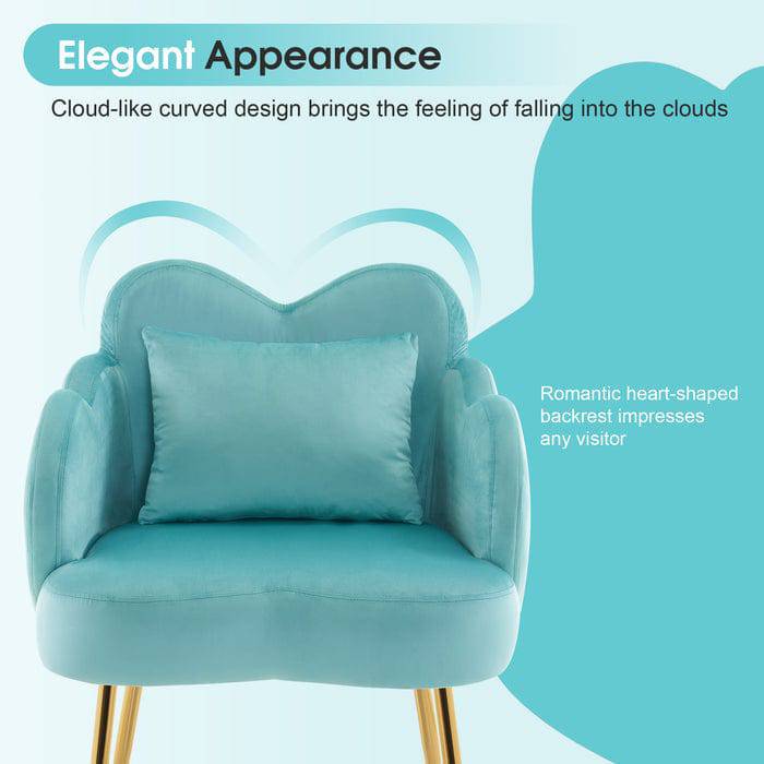 Professional Cotton Candy Manicure Chair for Salon & Spa - Ergonomic Nail Salon Stool with Adjustable Height - Perfect for Pedicures, Manicures, and Beauty Treatments