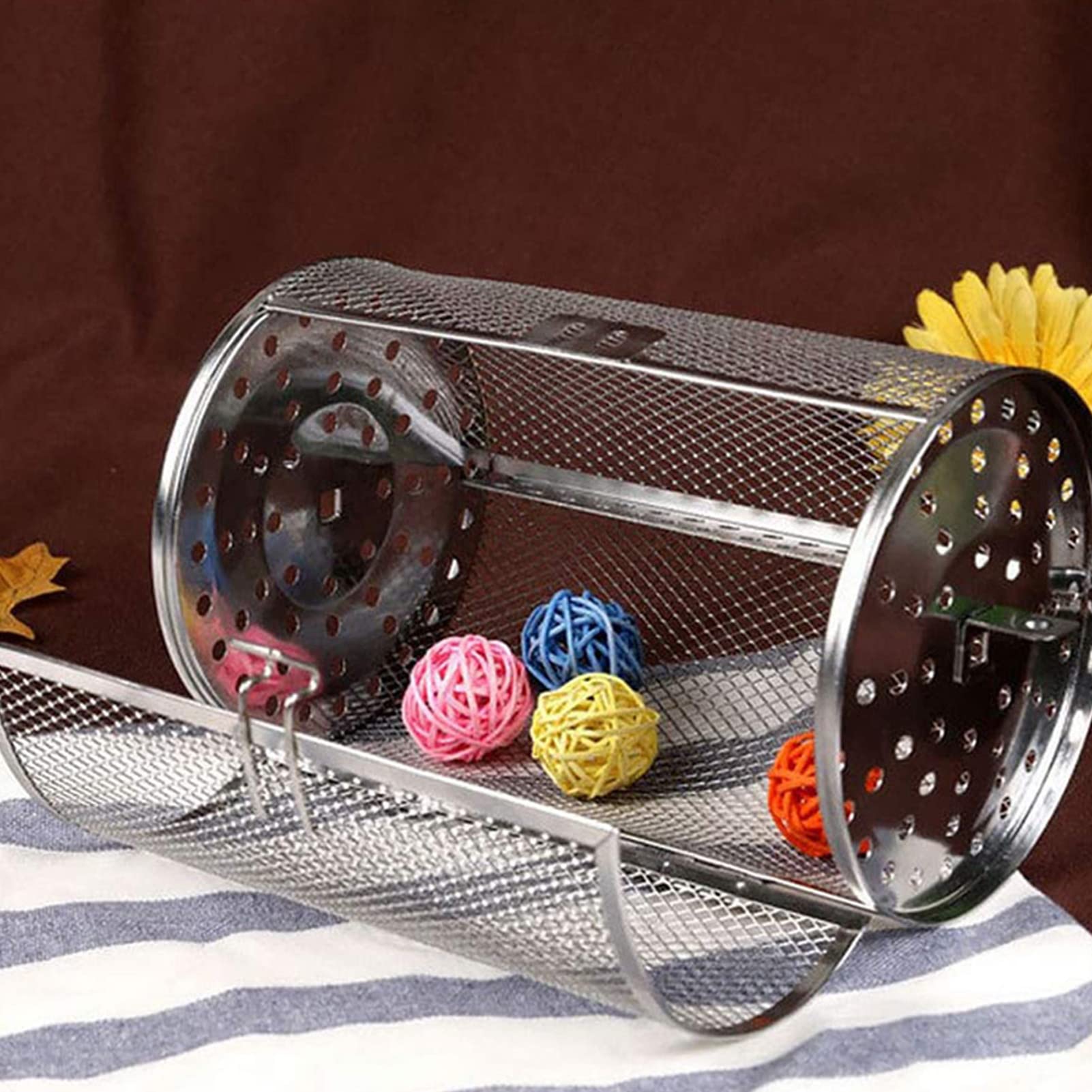 Stainless Steel Oven Basket - Uniform Heating Baking Cage for Kitchen, Home & Outdoor BBQ | Perfect for Roasting Vegetables, Baking Bread & Grilling Meats
