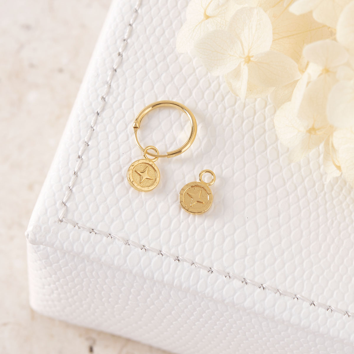 Asteria 14K Gold Ear Charms - Elegant Dainty Earrings for Women, Perfect for Everyday Wear, Parties & Gifts