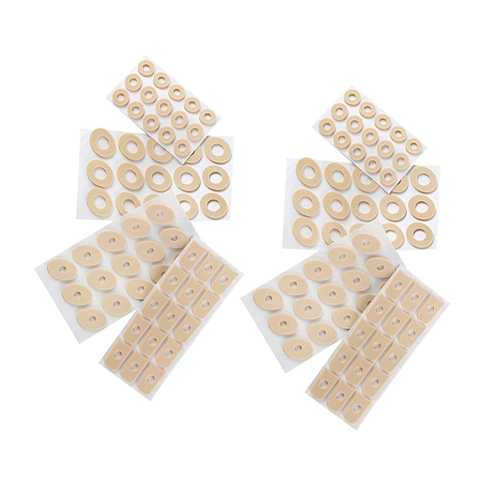 **EXCEART 120PCS Circle Stickers for Foot Care - Self-Adhesive Callus Cushions, Corn & Toe Pads, Silicone Patch - Perfect for Blisters, Bunions & Pain Relief (Great for Running, Hiking & Daily Comfort)**
