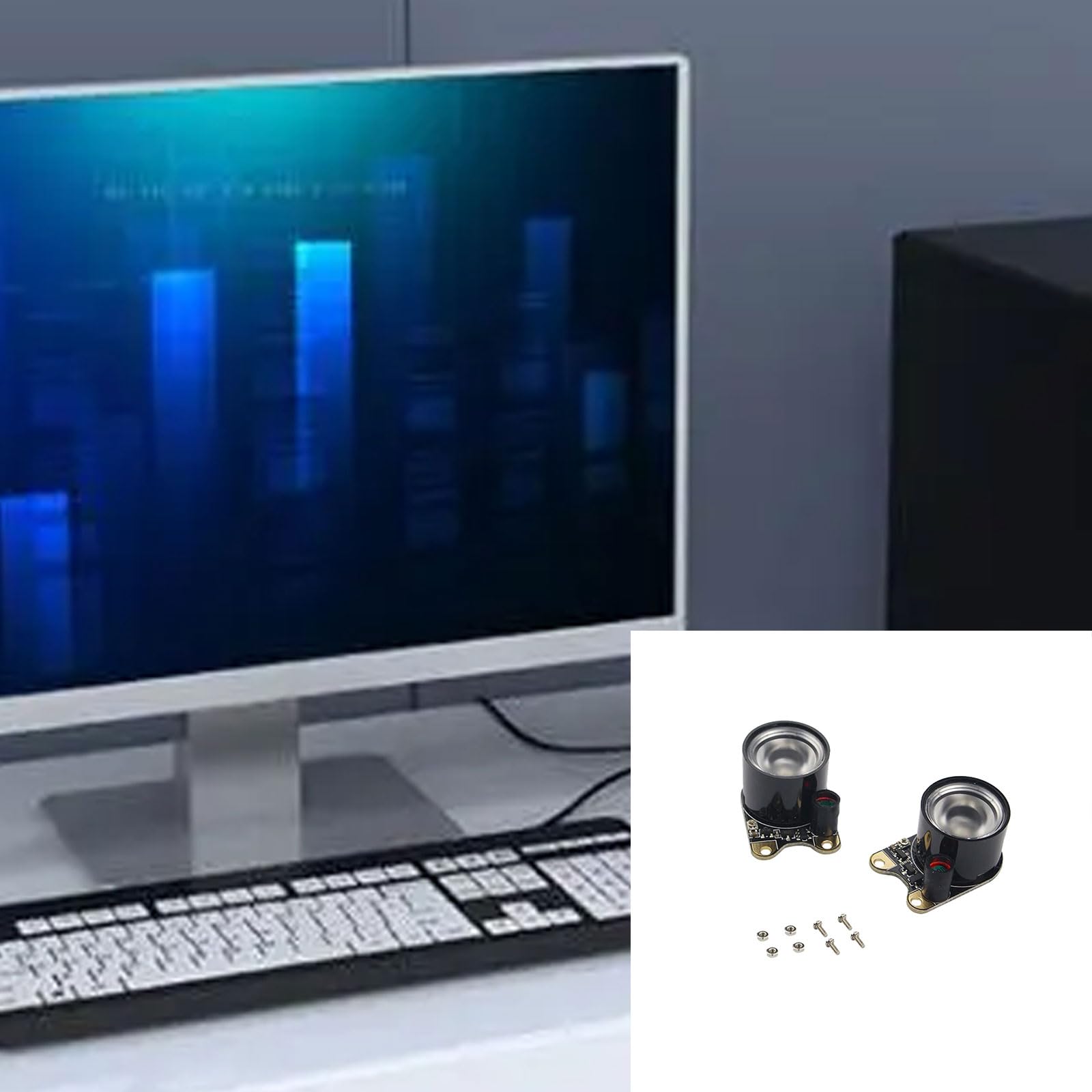 Yanwuwa LED Fill Light for Raspberry Pi Camera Module - Night Vision & Bright Lighting for Photography, Videography, and Low Light Conditions | Perfect for DIY Projects, Security Cameras, and Streaming Setups