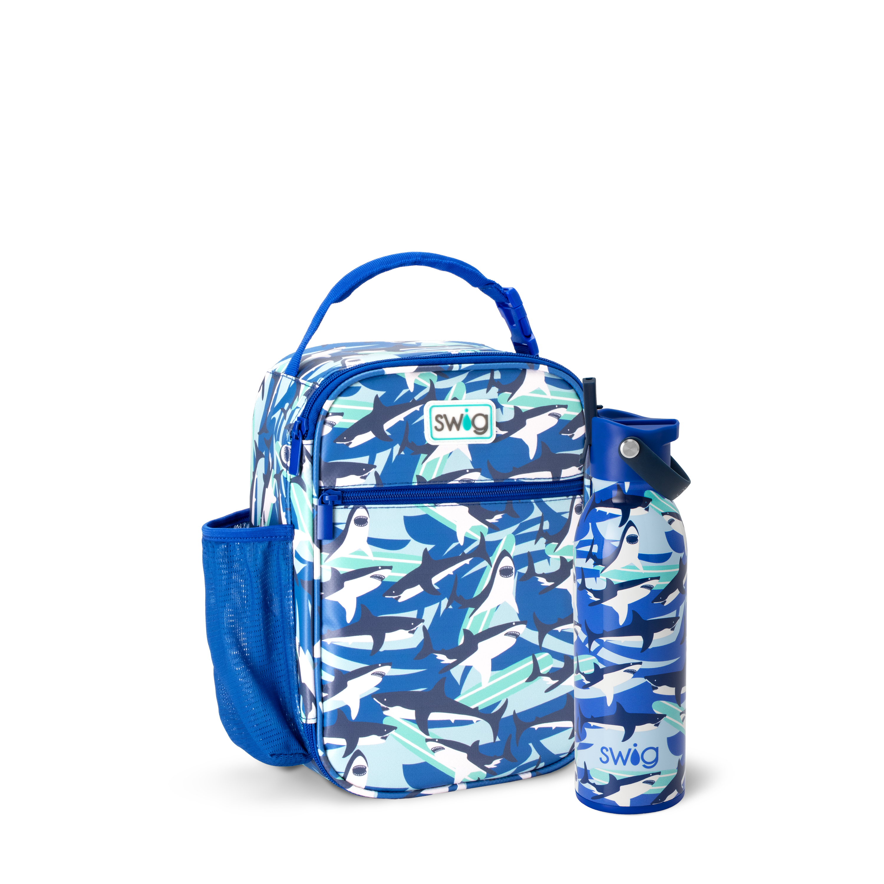 Shark Fin Boxxi Lunch Box Set - Insulated Bento Box for Kids & Adults - Perfect for School, Work, Picnics & Travel