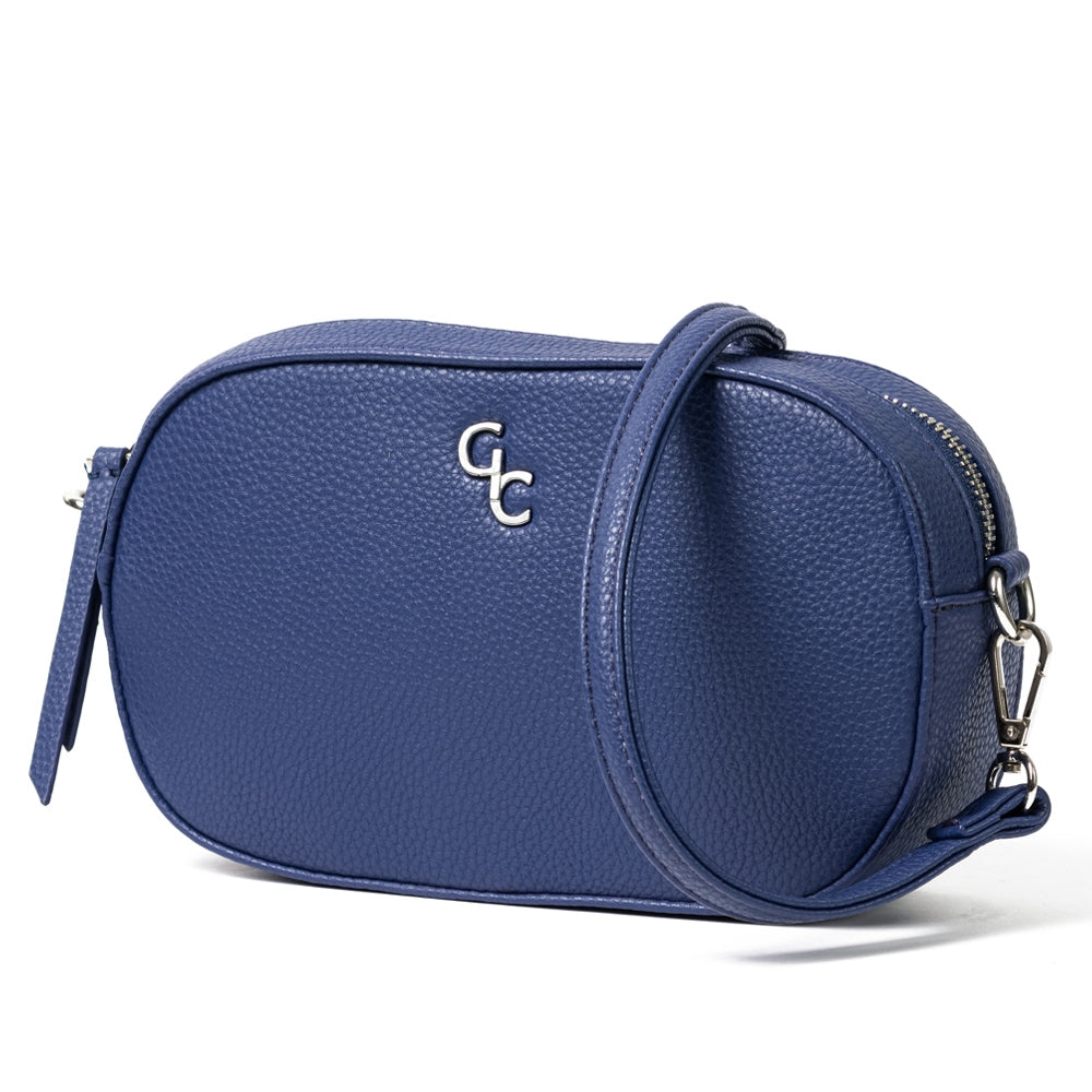 Galway Crystal Fashion Crossbody Bag for Women - Navy Blue Leather Purse | Stylish Shoulder Bag for Daily Use, Travel & Shopping