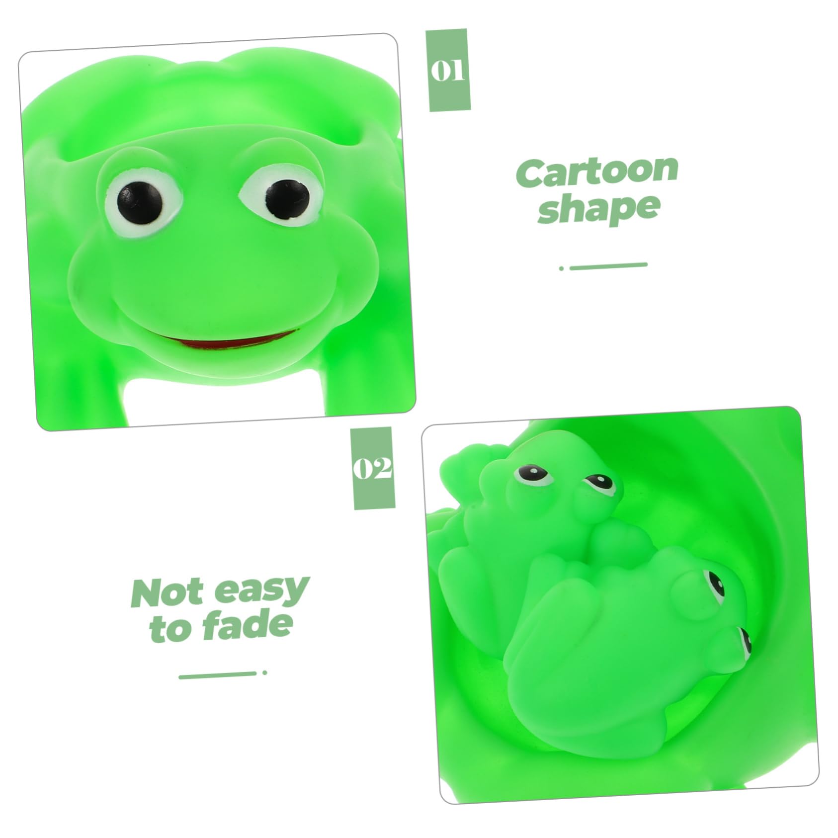 HEMOTON 18-Piece Animal Shaped Bath Toys for Kids - Floating & Squirt Water Play Set, Pool & Bathtub Toys for Toddlers, Fun Shower Time Learning Toys (Green) - Perfect for Indoor/Outdoor Water Play, Bath Time Fun & Sensory Development