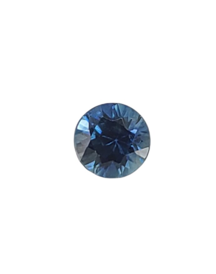 0.255ct Natural Montana Teal Blue Sapphire Loose Stone - 4mm Round VS Clarity, September Birthstone, USA Mined & Cut | Perfect for Engagement Rings, Jewelry Making & Birthstone Gifts