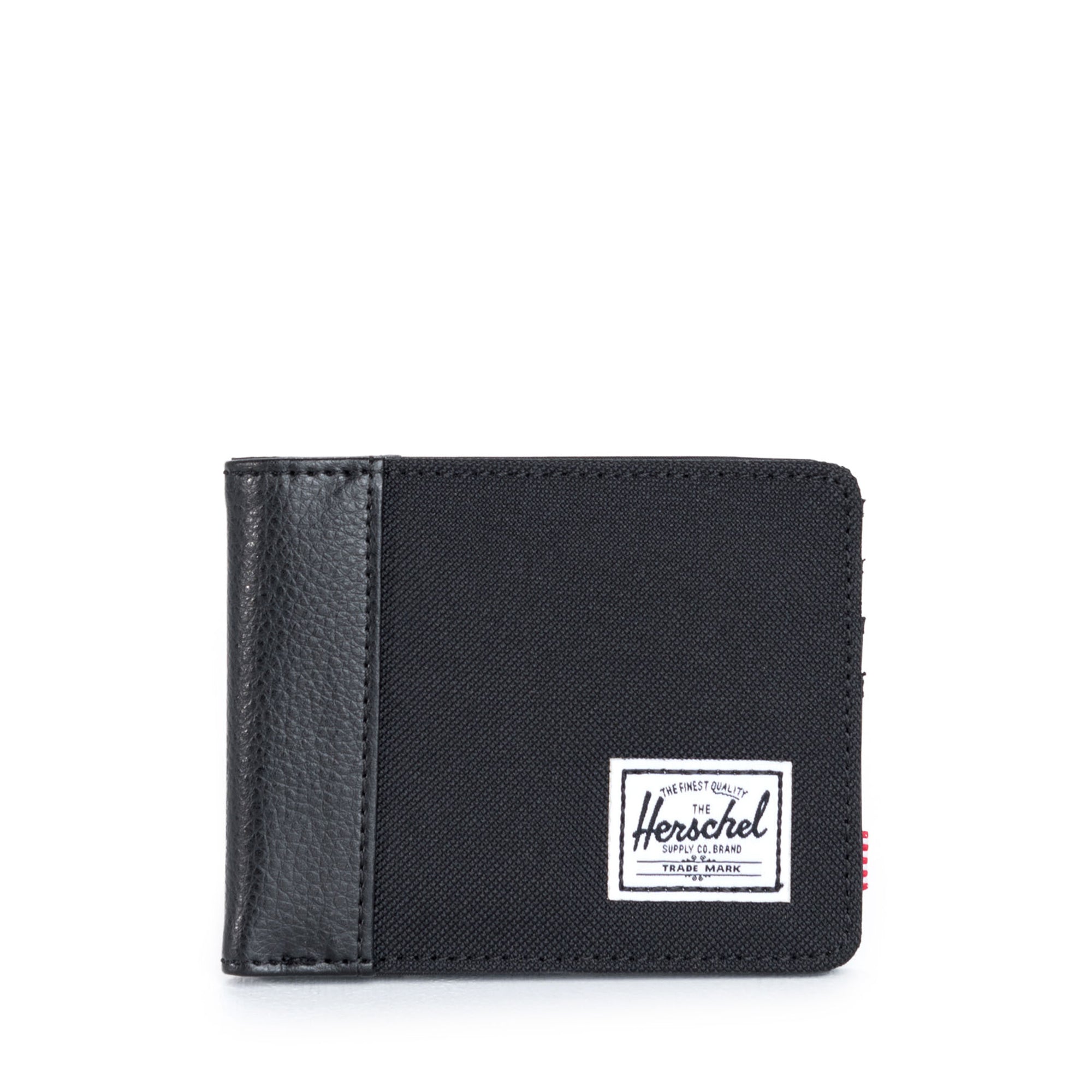 Herschel Edward Wallet for Men - Slim RFID Blocking Leather Bifold Wallet in Black - Perfect for Travel, Business & Everyday Use