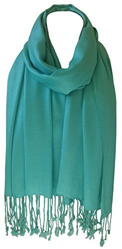 Premium Unisex Pashmina Scarf - 100% Viscose Soft Shawl Wrap Stole - Lightweight & Breathable - Factory Clearance Seasonal Colors - Perfect for Winter Fashion, Office Wear & Gift Giving