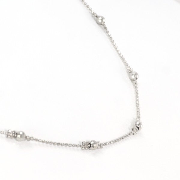 18K White Gold Necklace for Women - Elegant Diamond Pendant Jewelry Gift for Anniversary, Birthday & Valentine's Day | Perfect for Weddings, Parties & Special Occasions
