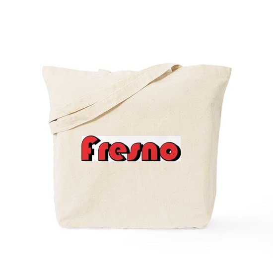 Fresno California Tote Bag - Natural Canvas Reusable Shopping Bag for Groceries, Beach & Daily Use | CafePress