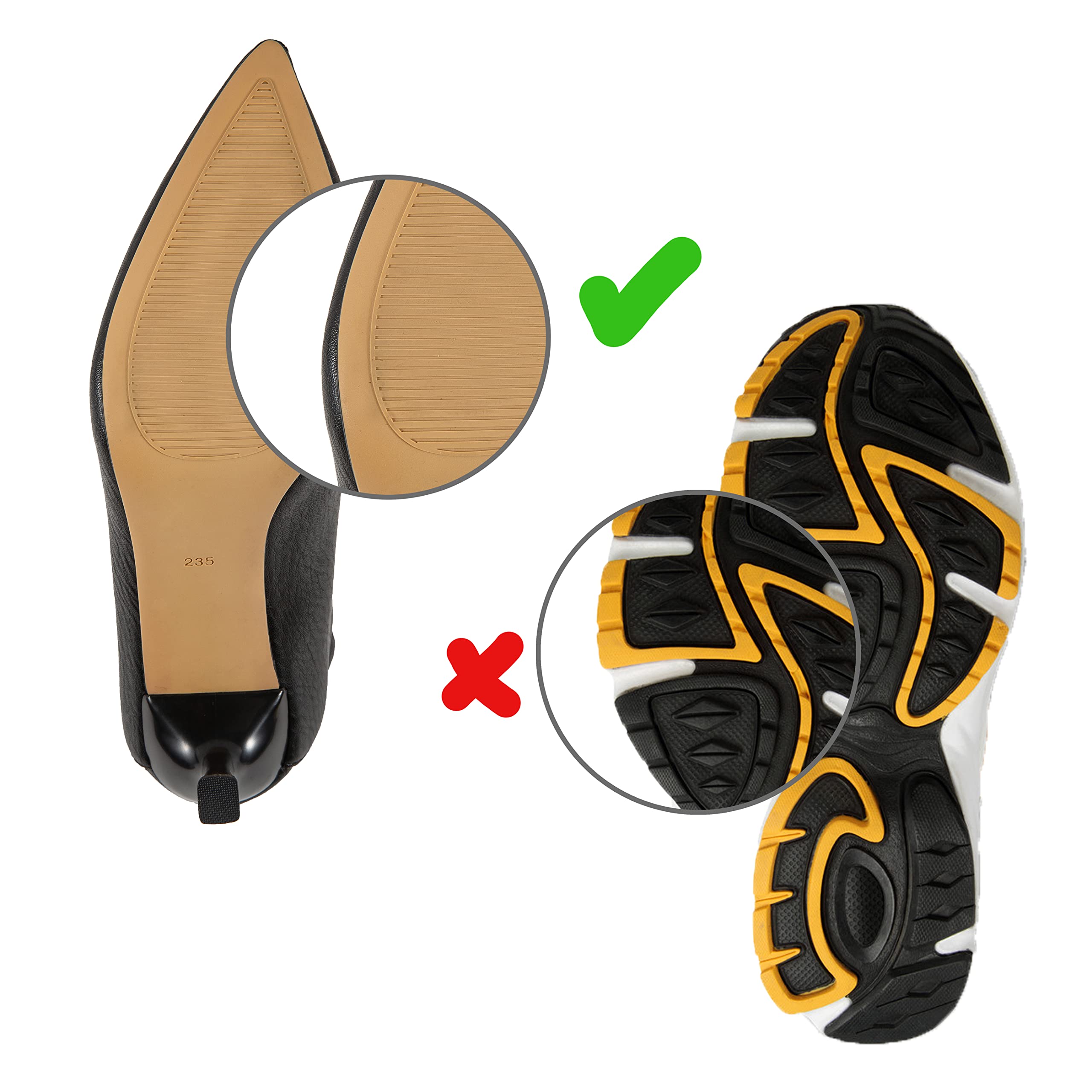 Comfortable Unisex Shoe Inserts for Boots & High Heels - Arch Support & Cushioning for All-Day Wear (Work, Walking, Running, Standing)
