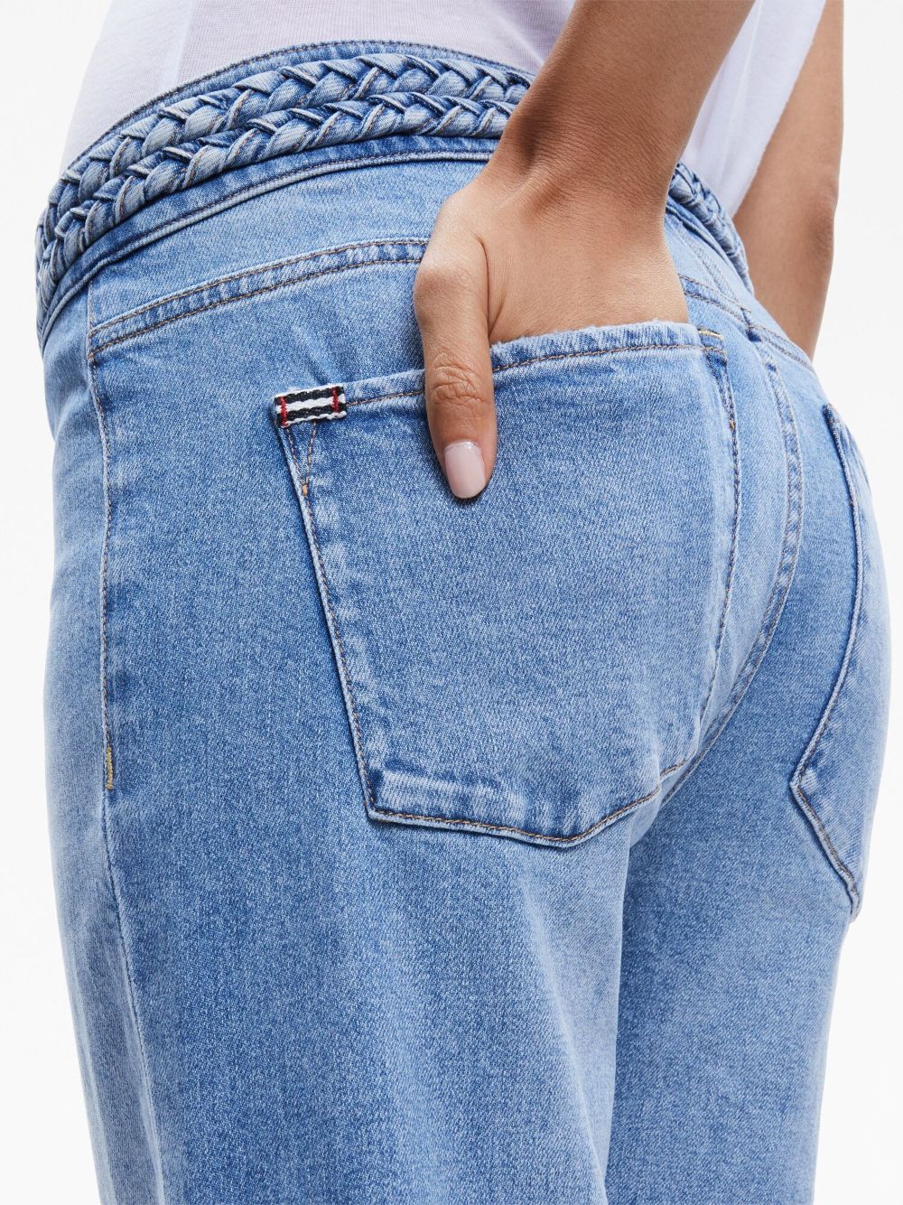 Alice + Olivia Women's High-Rise Skinny Jeans - Stretch Denim Pants for Casual & Night Out | Trendy & Comfortable Fit