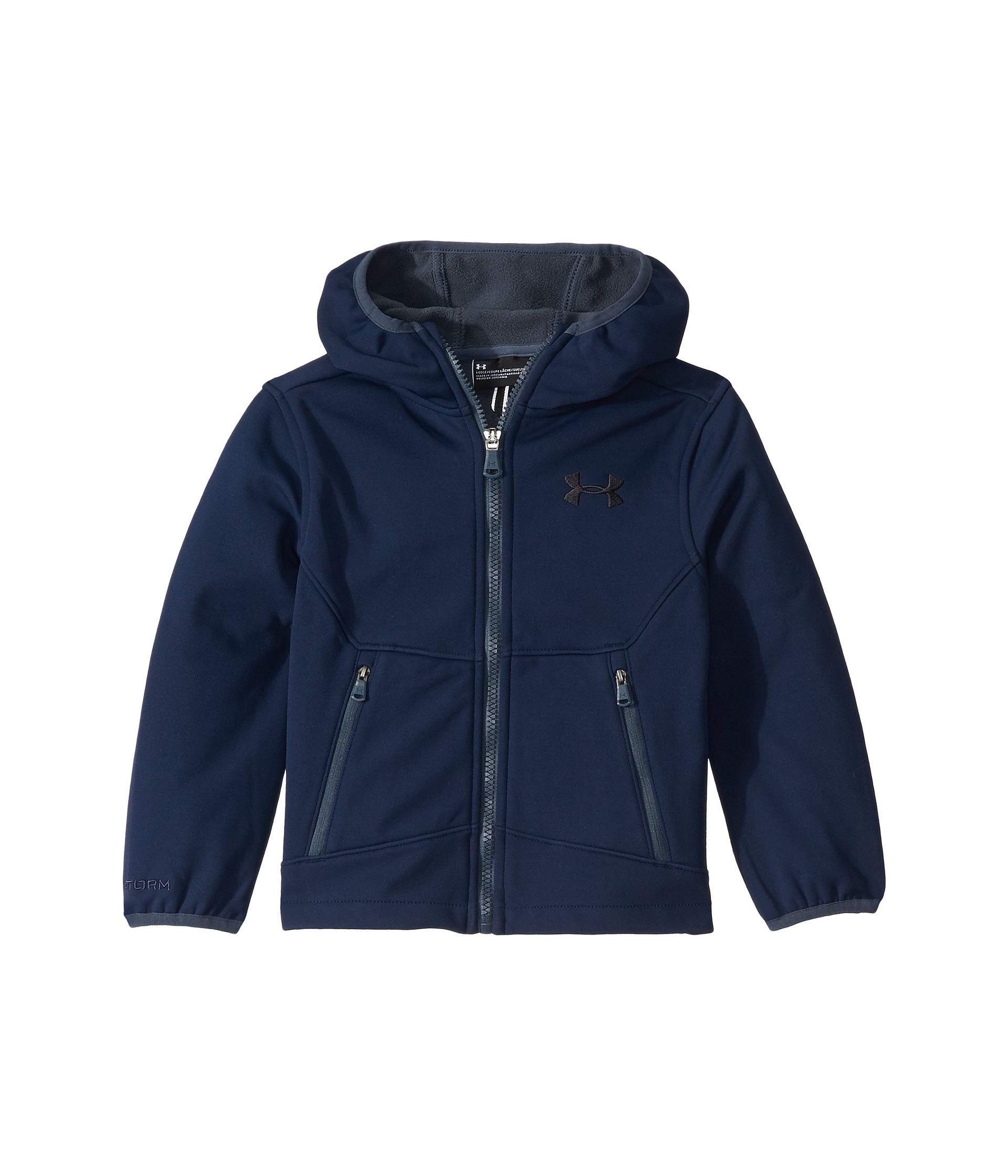 Under Armour Kids Boys' Sim Softshell Jacket - Lightweight Water-Resistant Windbreaker for Little & Big Kids - Perfect for Outdoor Sports, School & Play