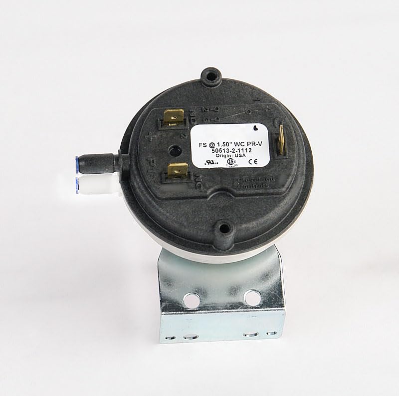 Raypak 011862F Vent Pressure Switch - Replacement Part for Pool & Spa Heaters - Perfect for HVAC and Water Heating Systems