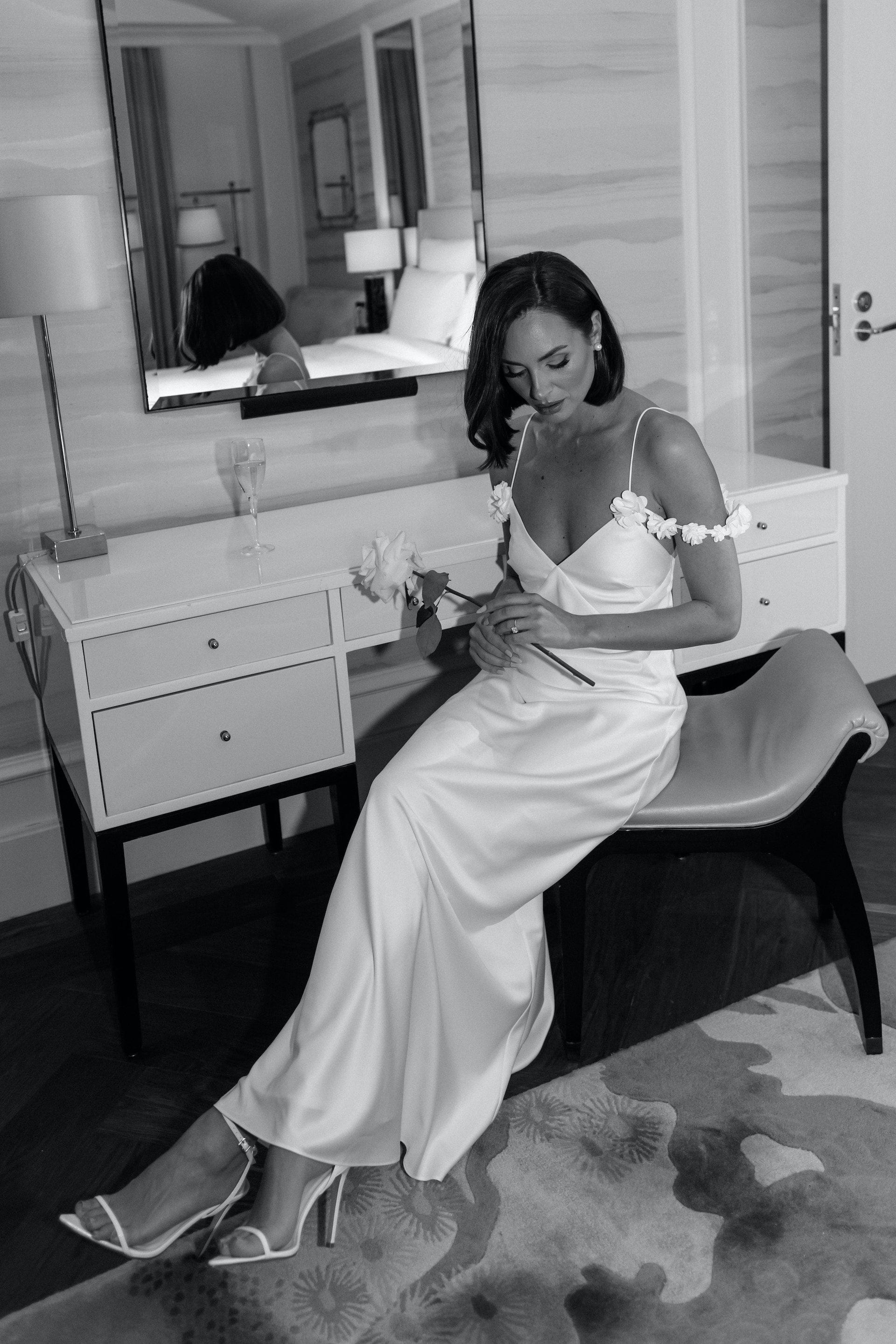 Elegant Ivy Floral Maxi Bridal Slip Dress - Perfect for Wedding, Bridal Shower, and Formal Occasions