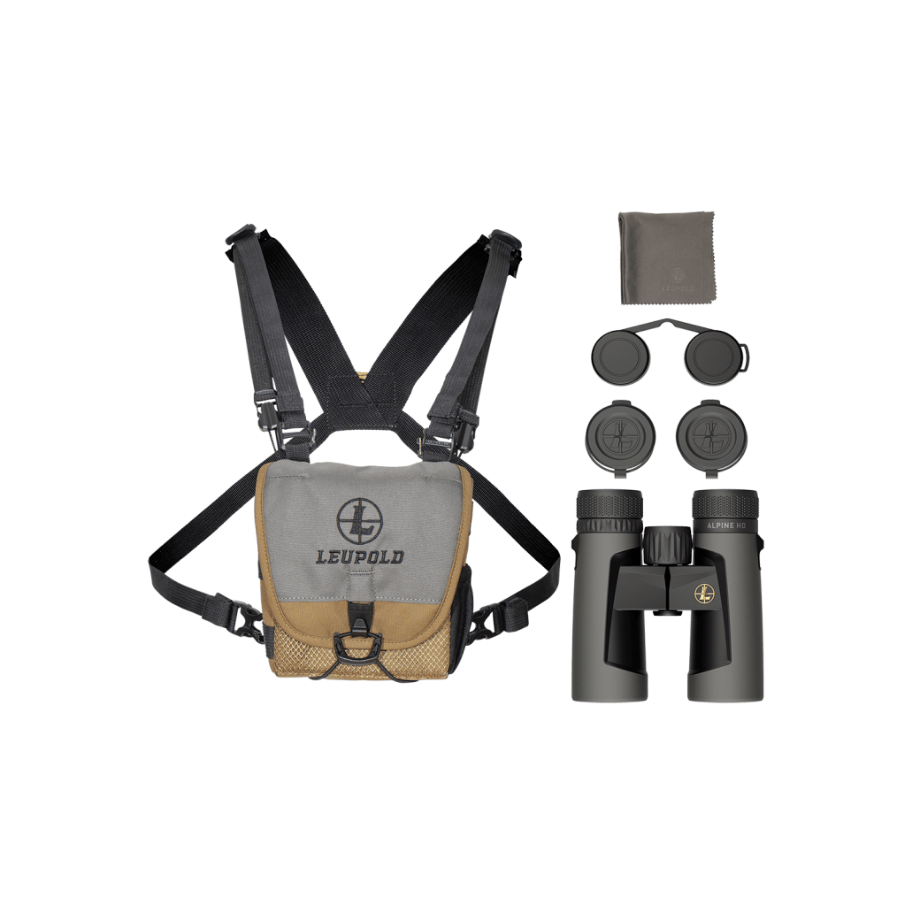 Leupold BX-2 Alpine HD 8x42 Roof Prism Binoculars - Shadow Gray - High Definition Optics for Hunting, Birdwatching & Outdoor Adventures