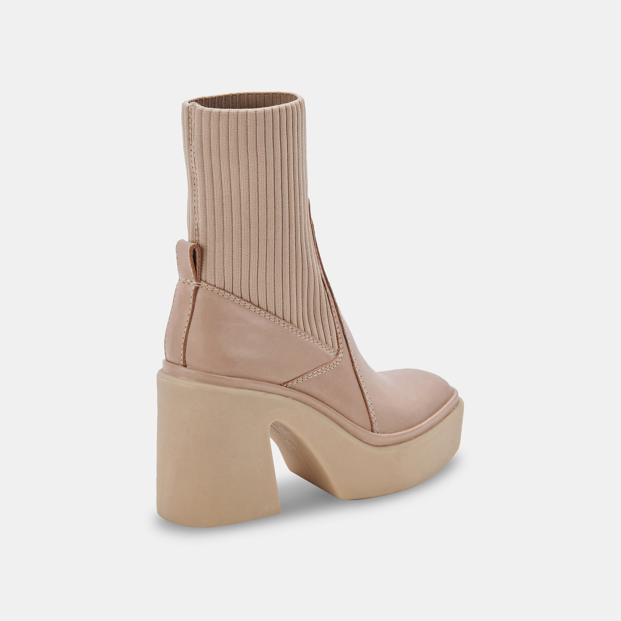 ODINA Women's TAUPE Leather Ankle Boots - Comfortable Casual & Dress Shoes for Fall/Winter - Perfect for Office, Dating & Night Out
