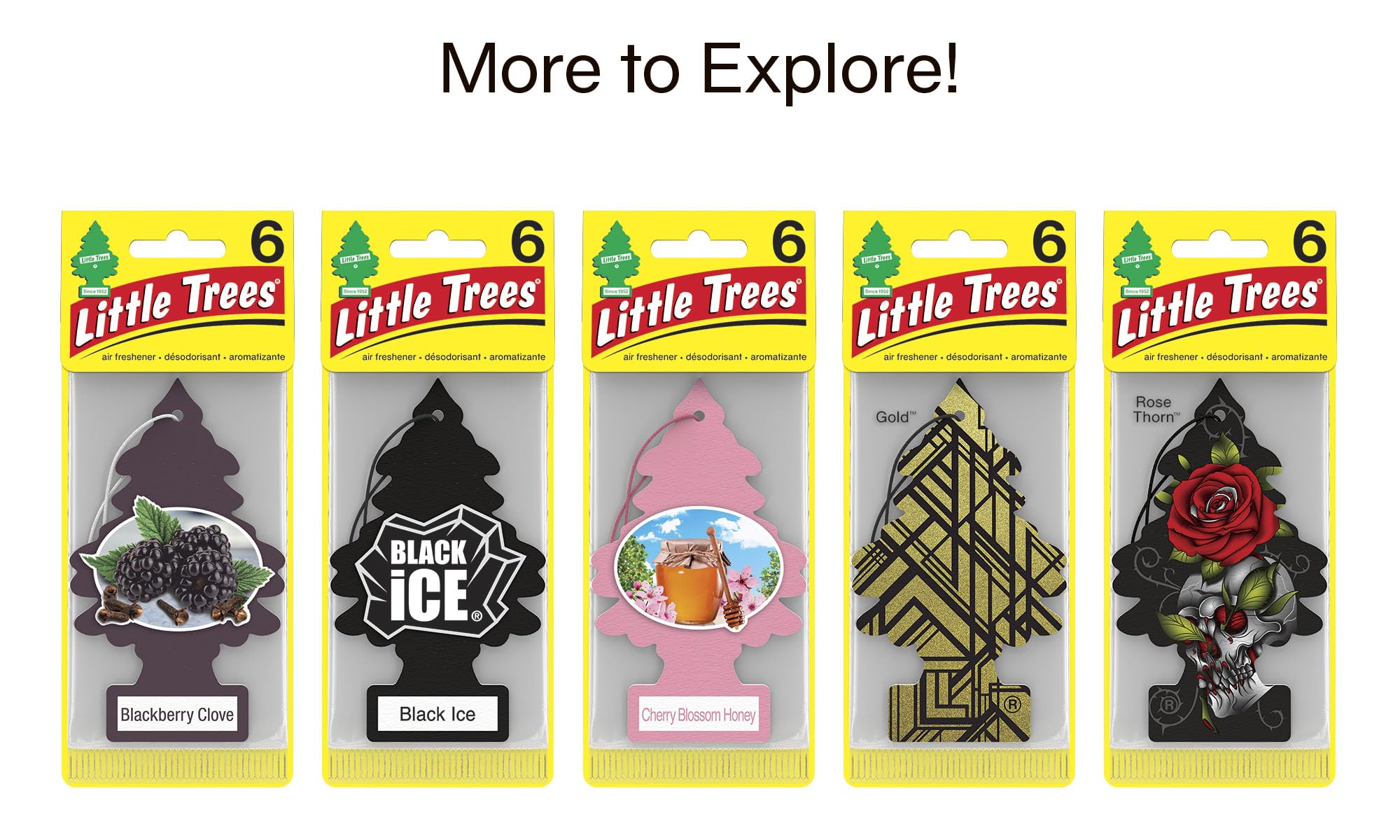 LITTLE TREES Air Fresheners for Car & Home - 24 Pack Long Lasting Hanging Tree Fresheners in Supernova Scent | Perfect for Vehicles, Offices, and Small Spaces