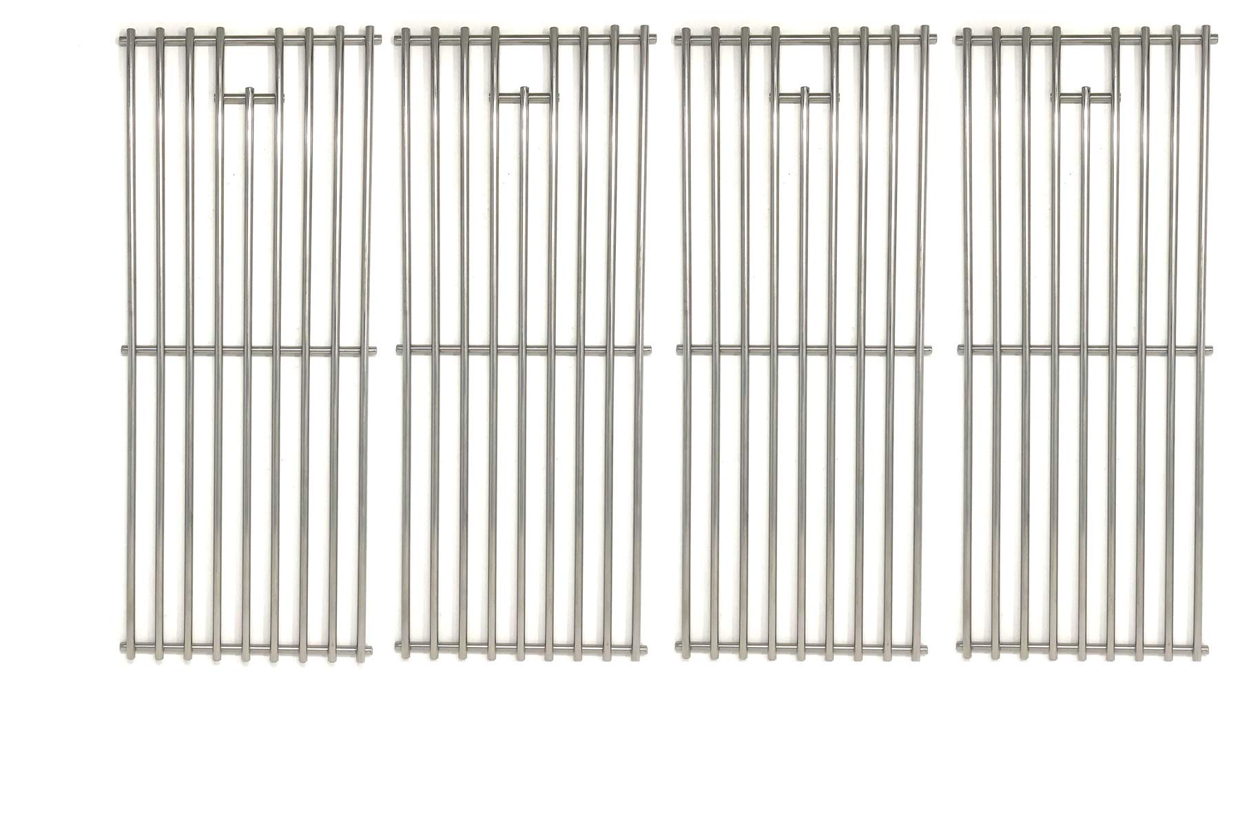 Heavy Duty Replacement Grill Grates for Nexgrill 720-0584A & Perfect Flame 720-0335 Gas Grills - 4-Piece Set - Durable Cast Iron Cooking Grates for BBQ, Grilling Steaks, Burgers and Vegetables