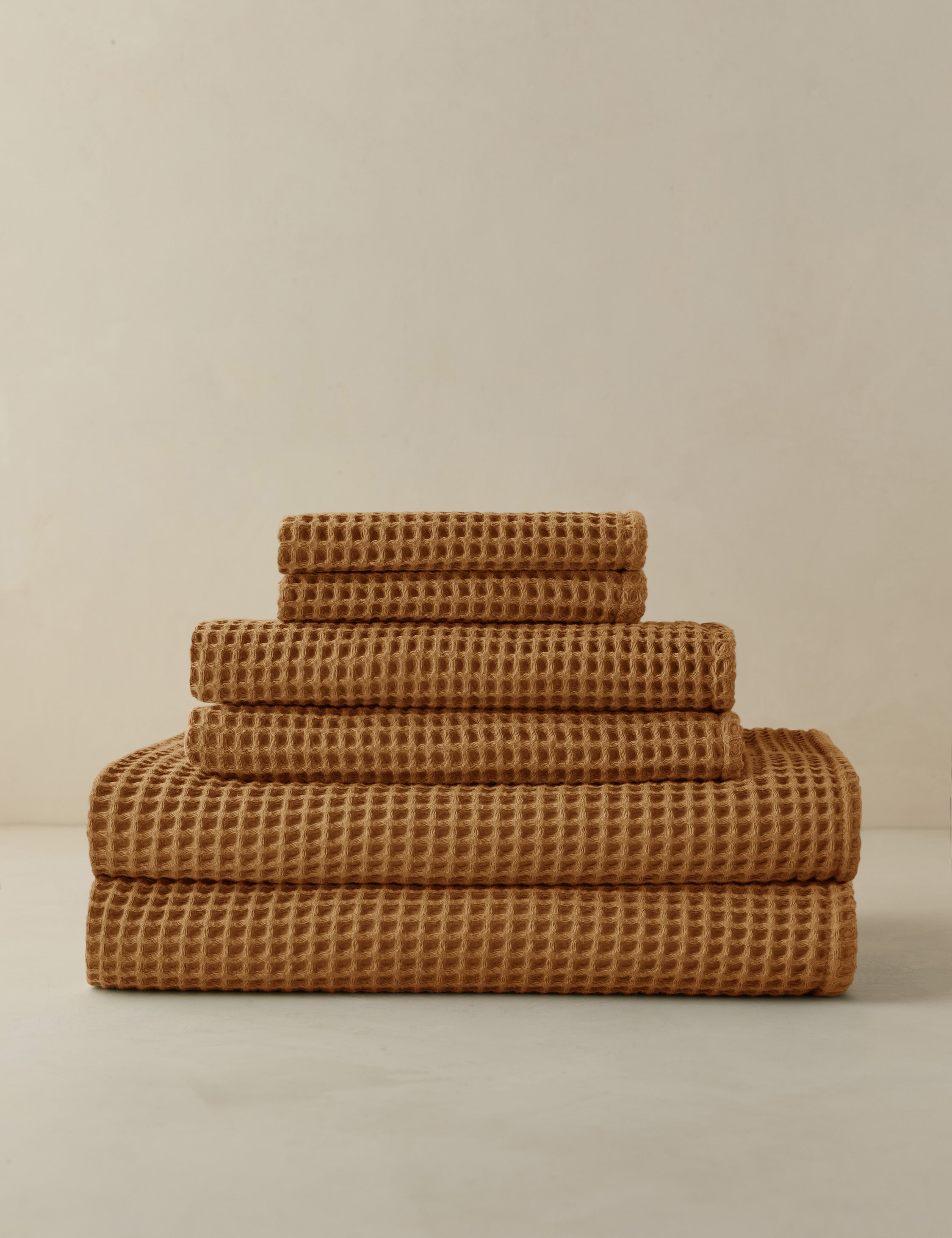 Bexley Organic Cotton Waffle Towel Set - Ultra Soft & Absorbent Bath, Beach & Spa Towels - Eco-Friendly Luxury for Home & Travel Use