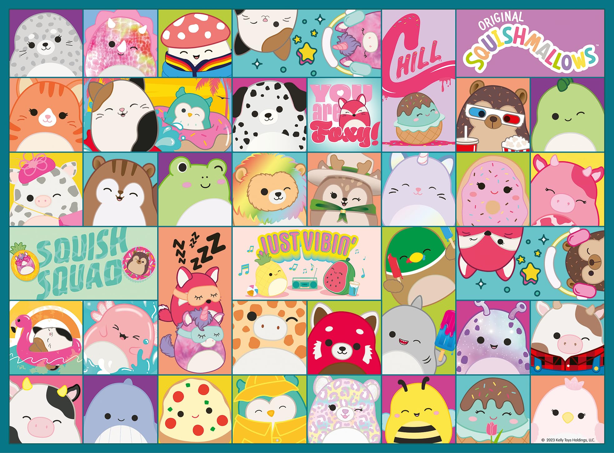 Ravensburger Squishmallows 100-Piece XXL Jigsaw Puzzle for Kids Ages 6+ (49x36cm) - Fun Educational Toy, Perfect Gift for Boys & Girls - Great for Family Game Nights & Birthday Parties