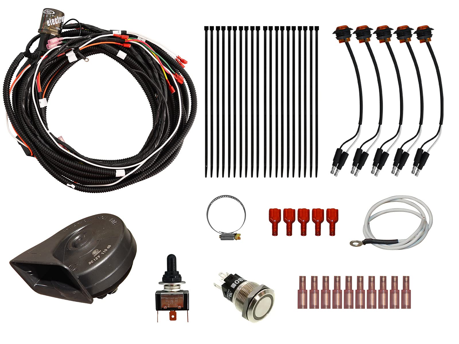 SuperATV Turn Signal Kit for Can-Am Maverick X3 (2017-2023) | Dash Mounted Rocker Switch | Plug & Play UTV Accessories | Off-Road Safety Lighting for Trail Riding & Dune Bashing