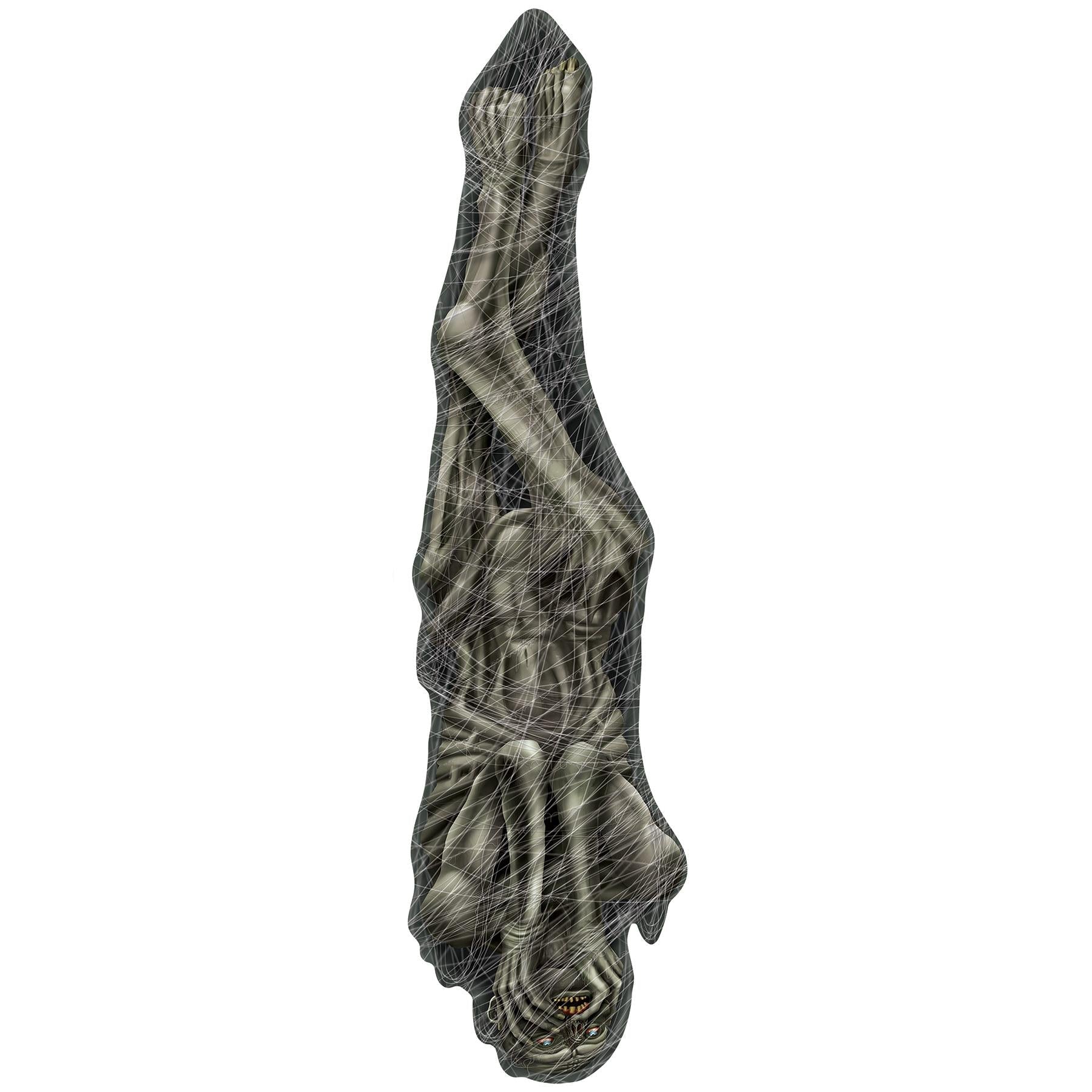 12 Pack Beistle Jointed Cocoon Corpse Halloween Decorations - Spooky Party Supplies for Haunted House, Graveyard & Outdoor Decor