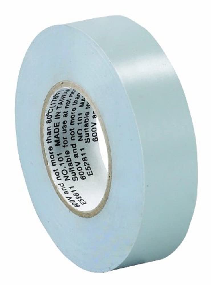UL Listed Aviditi Gray Electrical Tape - 3/4 Inch x 20 Yards Vinyl Insulation Tape for Wiring, Repair & Splice | 200 Rolls | Ideal for Home Electrical Projects, Automotive Wiring & DIY Crafts