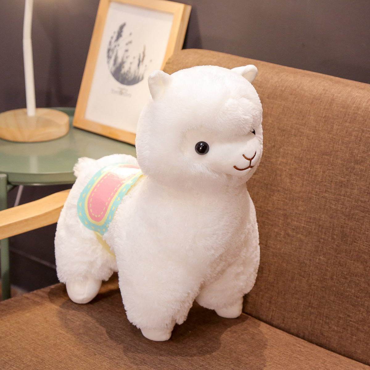Adorable Unicorn Alpaca Stuffed Animal Plush Toy - Soft Cuddly Hugging Pillow for Kids, Girls, Birthday Gifts & Nursery Decor