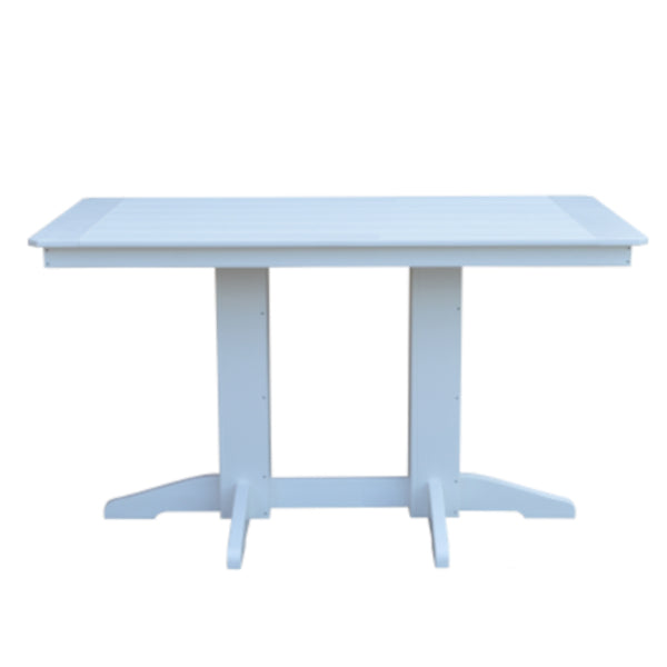 Eco-Friendly Recycled Plastic Counter Table - Durable & Stylish for Kitchen, Bar, Outdoor Dining & Small Space Decor