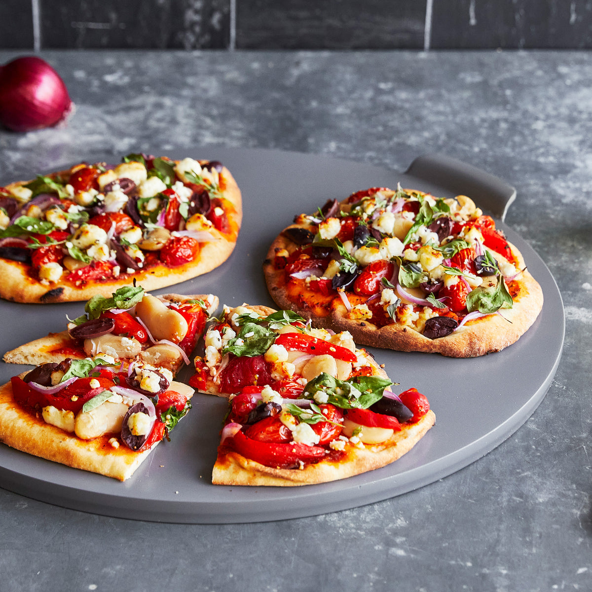 Premiere Ovenware 16.5 Inch Round Pizza Stone - Professional Grade Baking Stone for Homemade Pizza, Bread & Pastries | Perfect for Home Kitchens & Restaurants