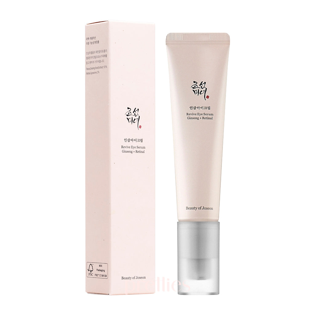 Beauty of Joseon Revive Eye Serum with Ginseng & Retinal - 30ml Anti-Aging Eye Treatment for Dark Circles & Wrinkles - Perfect for Nighttime Skincare Routine