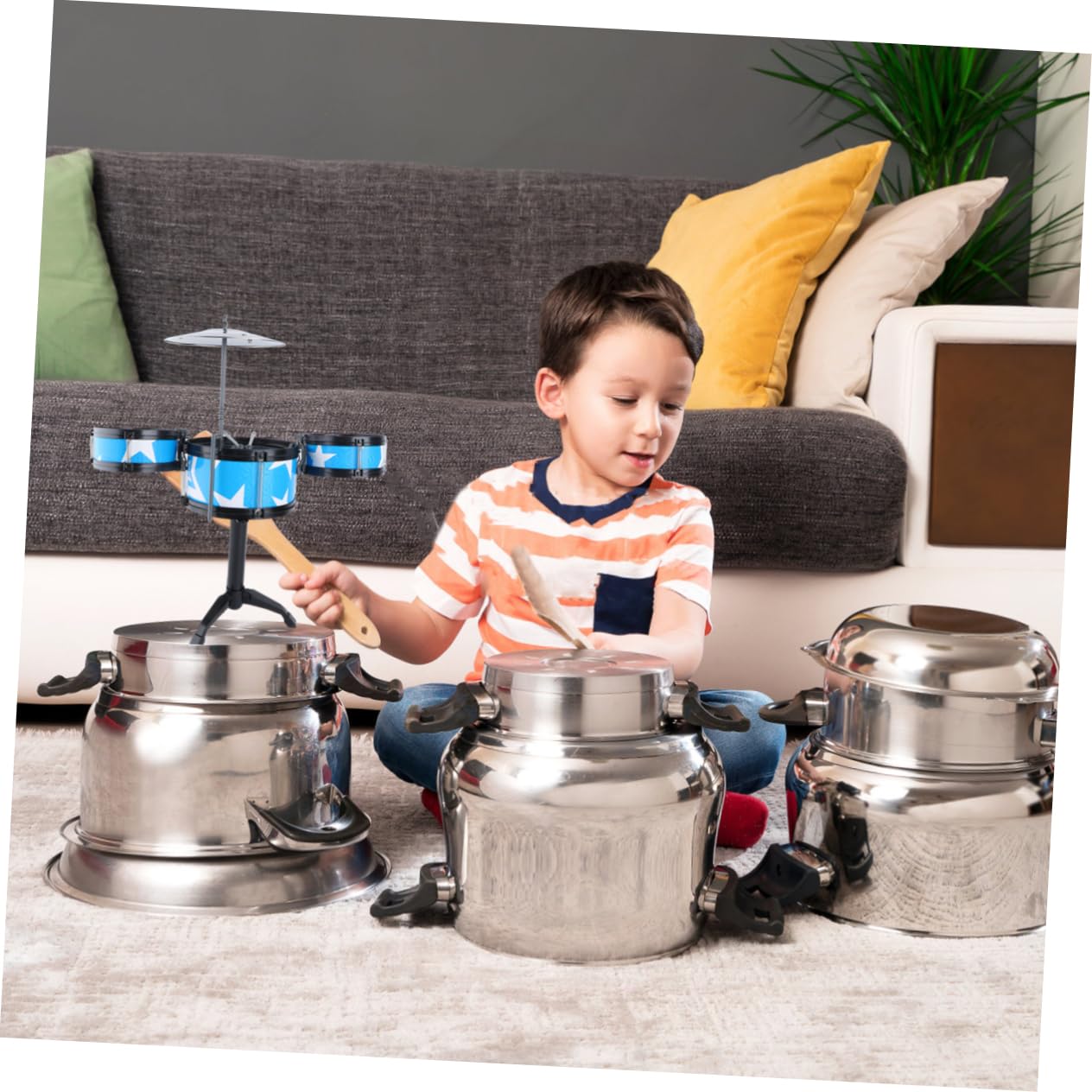 HONMEET Kids Drum Set - Musical Instruments Toy for Toddlers & Children - Perfect for Early Learning, Birthday Gifts & Playtime Fun