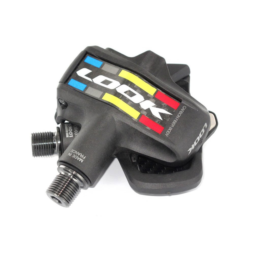Look Keo Blade 2 Pro Team Titanium 16 Classic Mondrian Logo Cycling Pedals - Premium Road Bike Pedals for Professional Cyclists & Performance Riders - Ideal for Road Racing, Training & Endurance Cycling