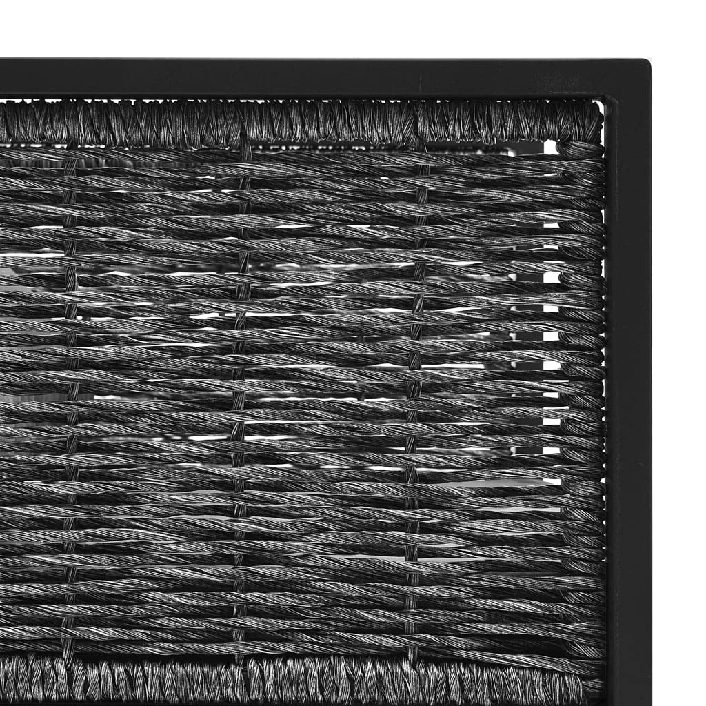 CHARMMA Left Arm Sectional Corner Sofa - Poly Rattan Anthracite (8.46KG) | Modern Outdoor Patio Furniture for Garden, Balcony & Poolside Relaxation