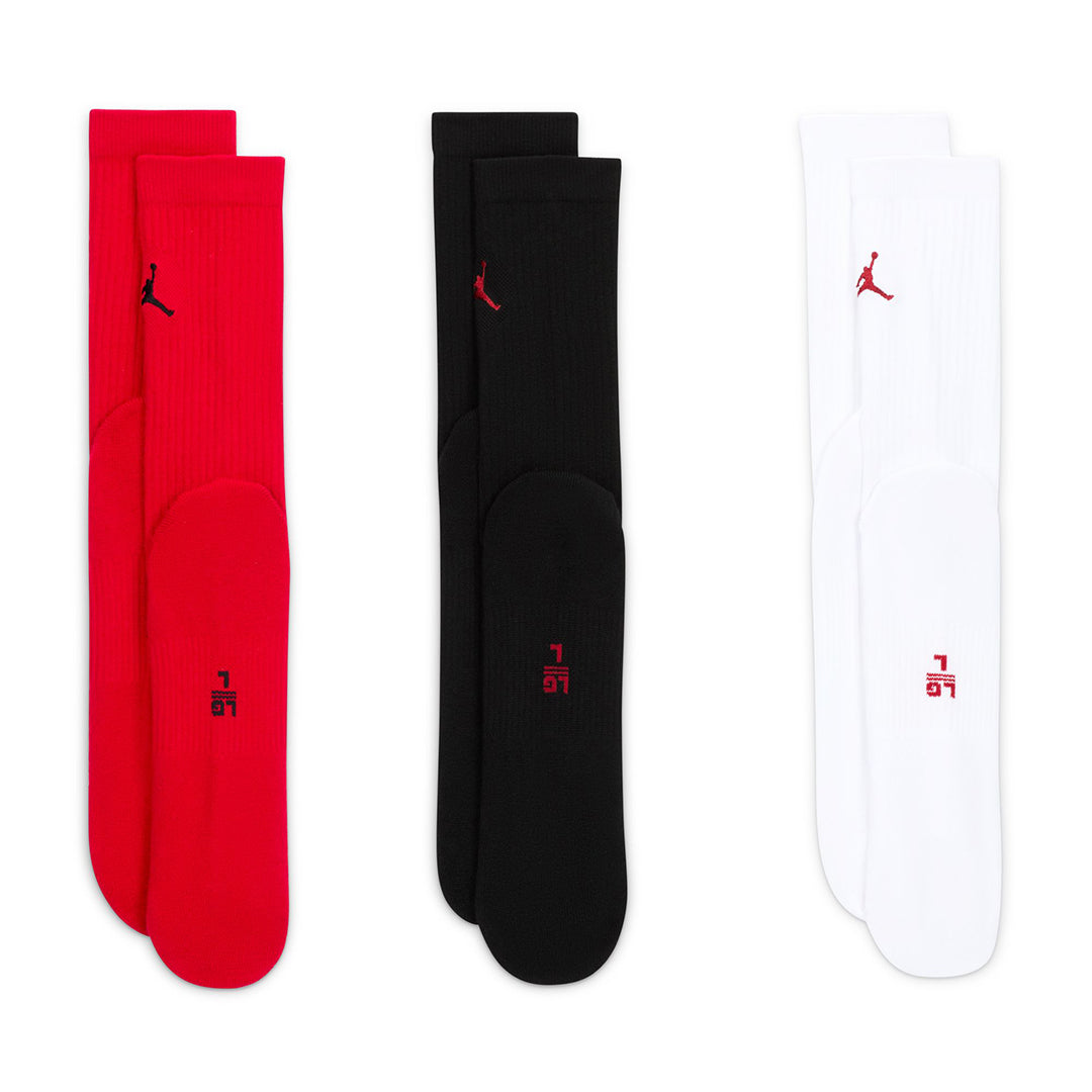 Premium Cotton Crew Socks 3-Pack - Soft & Breathable Everyday Socks for Men & Women - Perfect for Work, Gym & Casual Wear