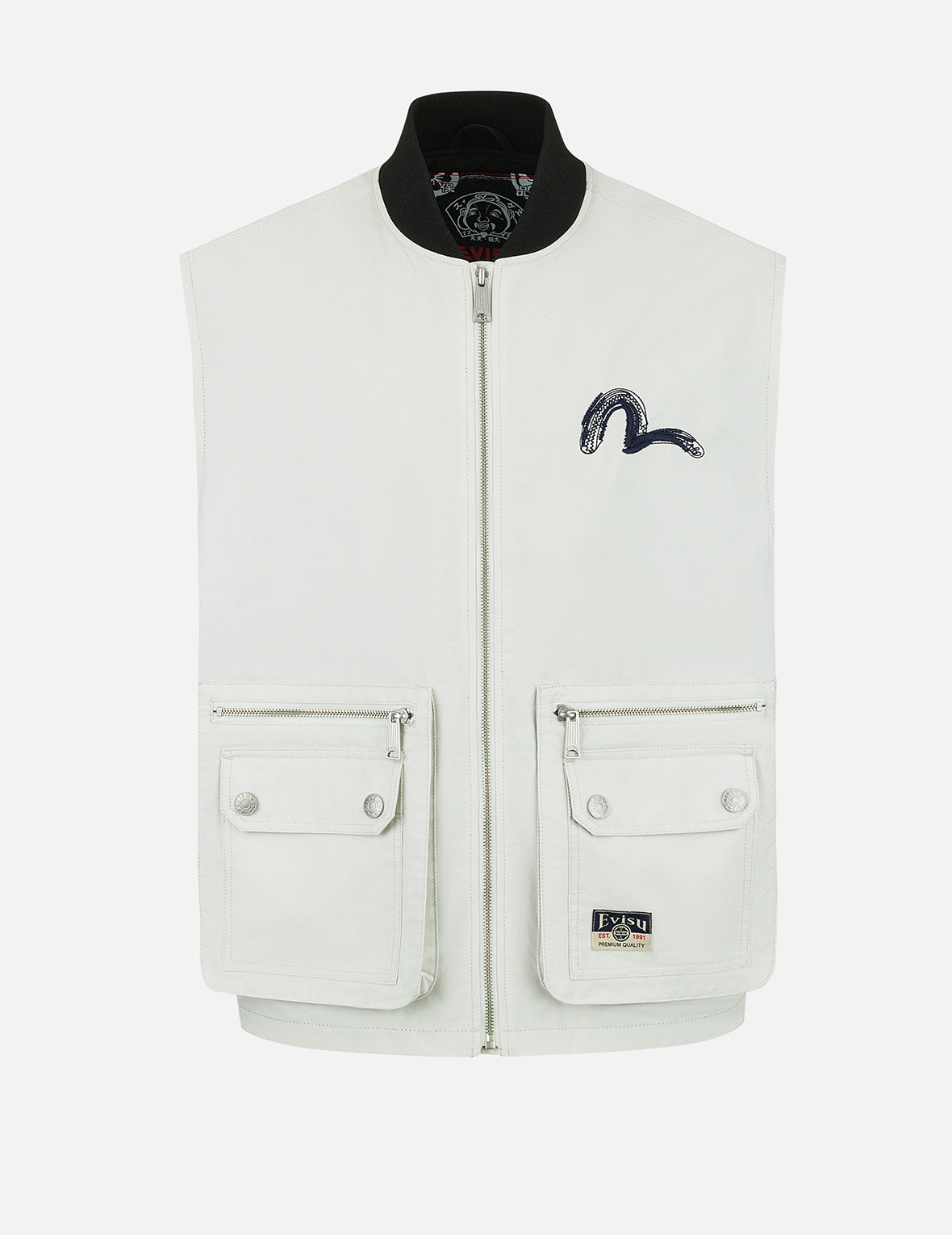 Stylish Embroidered Logo Vest Jacket for Men & Women - Trendy Fashion Outerwear for Casual Wear, Street Style & Layering